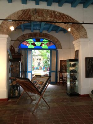One of the galleries in the area.  Very few "commercial" stores.